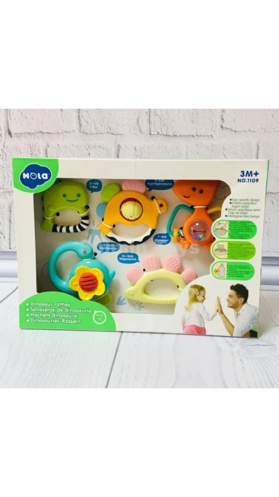 جغجغه دندونی 5 عددی