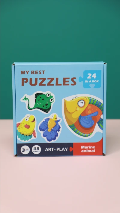 پازل دوتکه ماهی ها