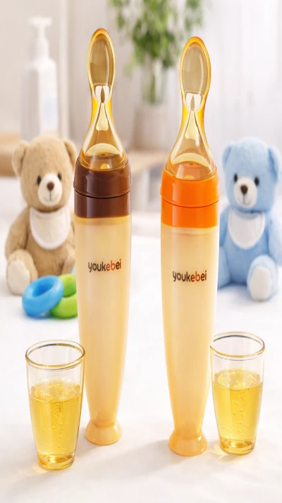 قاشق غذا خوردن نوزاد